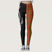Clan Hay Crest & Tartan Leggings (Voorkant)