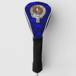 Clan Hay Crest & Tartan op distel Golfheadcover