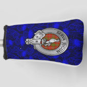 Clan Hay Crest & Tartan op distel Golfheadcover (Voorkant)