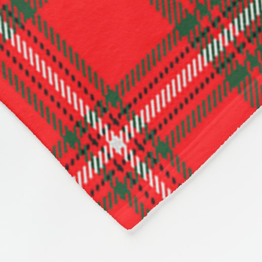 Clan Hay Modern Tartan Plaid Fleece Deken (Hoek)