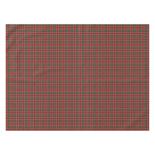 Clan Hay Rood en Groen Schots Tartan Tafelkleed (Voorkant (Horizontaal))