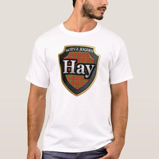 Clan Hay Scotland Tartan-dynastie T-shirt (Voorkant)