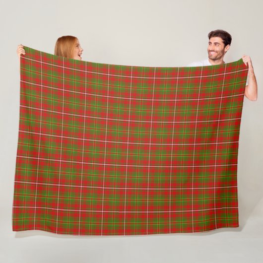 Clan Hay Tartan Fleece Deken (In situ)