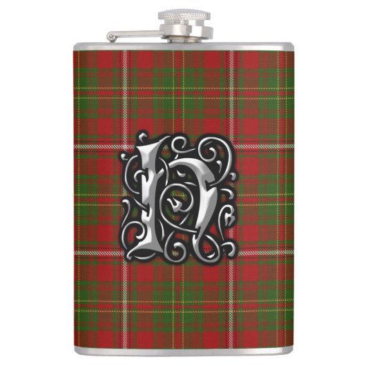 Clan Hay Tartan Old Scotland Flask Heupfles (Voorkant)