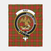 Clan Hay Tartan Pset Fleece Deken (Voorkant)