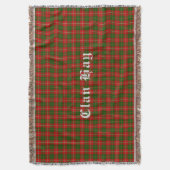 Clan Hay Tartan Throw Blanket Deken (Voorkant Verticaal)