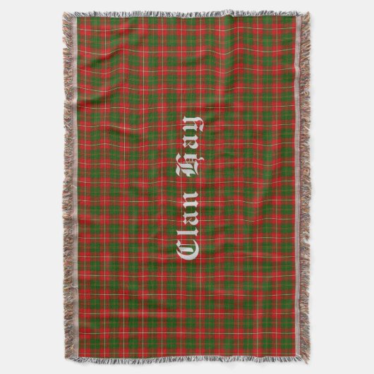 Clan Hay Tartan Throw Blanket Deken (Voorkant Verticaal)