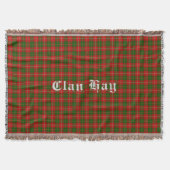 Clan Hay Tartan Throw Blanket Deken (Voorkant)