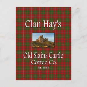 Clan Hay's Old Slains Castle Coffee Co. Briefkaart