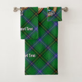 Clan Henderson Crest over Tartan Bad Handdoek (Insitu)