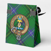 Clan Henderson Crest over Tartan Bedankdoosjes (Achterkant)