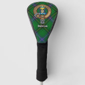 Clan Henderson Crest over Tartan Golfheadcover (Voorkant)