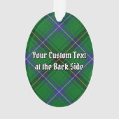 Clan Henderson Crest over Tartan Ornament (achterkant)