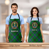 Clan Henderson Crest over Tartan Schort