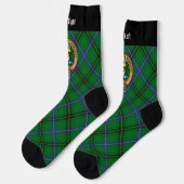 Clan Henderson Crest over Tartan Sokken (Links)