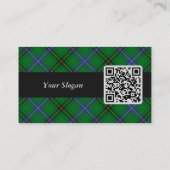 Clan Henderson Crest over Tartan Visitekaartje (Achterkant)