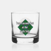 Clan Henderson Crest over Tartan Whisky Glas (Achterkant)