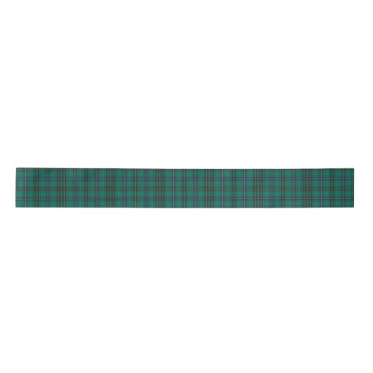 Clan Henderson Plaid Tartan Green Check Satijnen Lint (Voorkant)