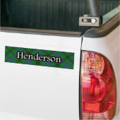 Clan Henderson Scottish Tartan Bumpersticker (Op Truck)