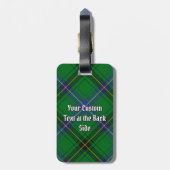 Clan Henderson Tartan Bagagelabel (Achterkant verticaal)
