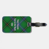 Clan Henderson Tartan Bagagelabel (Achterkant horizontaal)