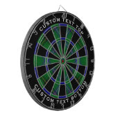 Clan Henderson Tartan Dartbord (Voorkant Links)