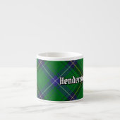 Clan Henderson Tartan Espresso Kop (Voorkant)