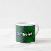 Clan Henderson Tartan Espresso Kop (Voorkant rechts)