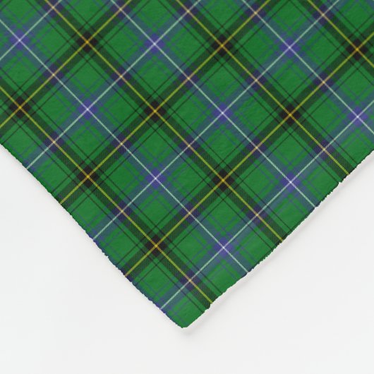 Clan Henderson Tartan Fleece Deken (Hoek)
