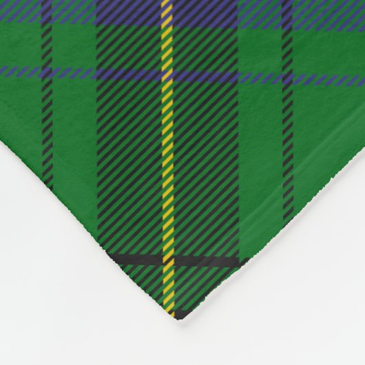 Clan Henderson Tartan Fleece Deken (Hoek)