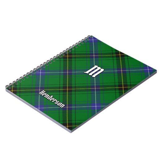 Clan Henderson Tartan Notitieboek (Linkerzijde)