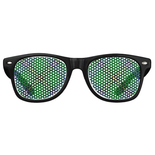 Clan Henderson Tartan Retro Zonnebril (Voorkant)