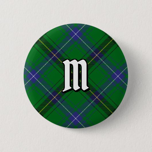 Clan Henderson Tartan Ronde Button 5,7 Cm (Voorkant)