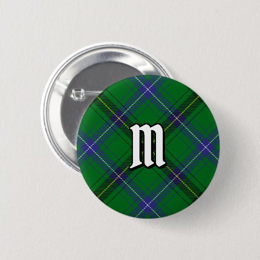 Clan Henderson Tartan Ronde Button 5,7 Cm (Voorkant /achterkant)