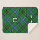 Clan Henderson Tartan Sherpa Deken (Voorkant (horizontaal))