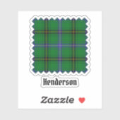 Clan Henderson Tartan Sticker (Vel)