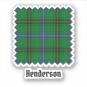 Clan Henderson Tartan Sticker (Voorkant)