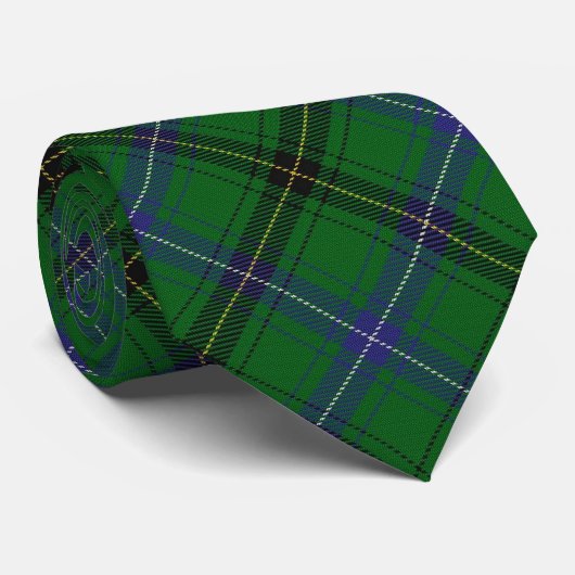 Clan Henderson Tartan Stropdas (Opgerold)