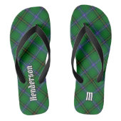 Clan Henderson Tartan Teenslippers (Voetbed)