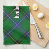 Clan Henderson Tartan Theedoek (Quarter Fold)