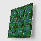 Clan Henderson Tartan Vierkante Klok (Hoek)