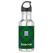 Clan Henderson Tartan Waterfles (Voorkant)