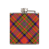 Clan Hepburn Crest over Tartan Heupfles (Achterkant)