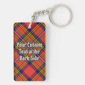 Clan Hepburn Crest over Tartan Sleutelhanger (achterkant)