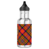Clan Hepburn Crest over Tartan Waterfles (Rechts)