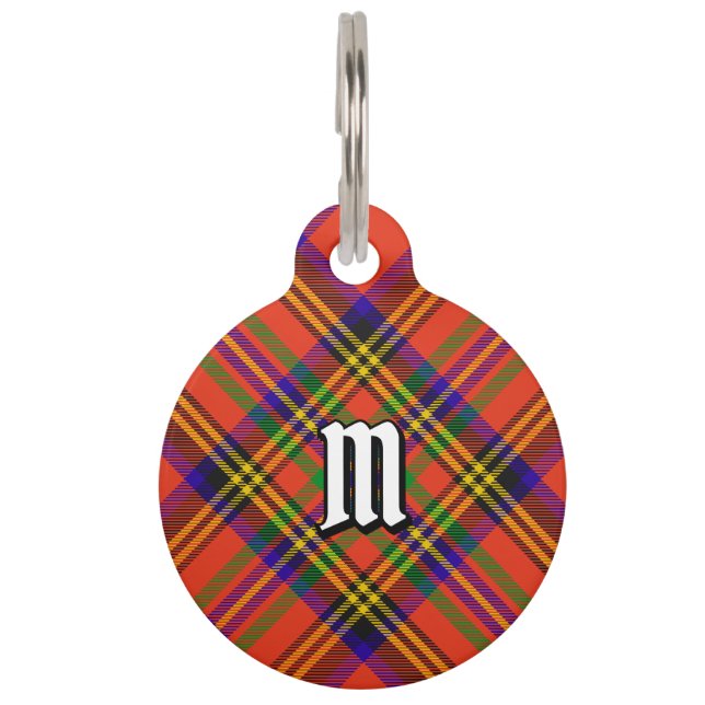 Clan Hepburn Tartan Huisdierpenning (Voorkant)