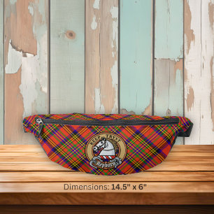 Clan Hepburn Wapen over Tartan Heuptasje