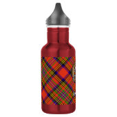 Clan Hepburn Wapen over Tartan Waterfles (Links)
