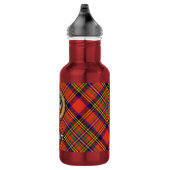 Clan Hepburn Wapen over Tartan Waterfles (Rechts)