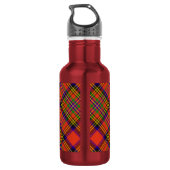 Clan Hepburn Wapen over Tartan Waterfles (Achterkant)